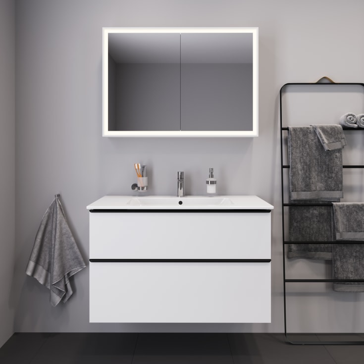 Duravit Me By Starck møbelservant, 103x49 cm, hvit