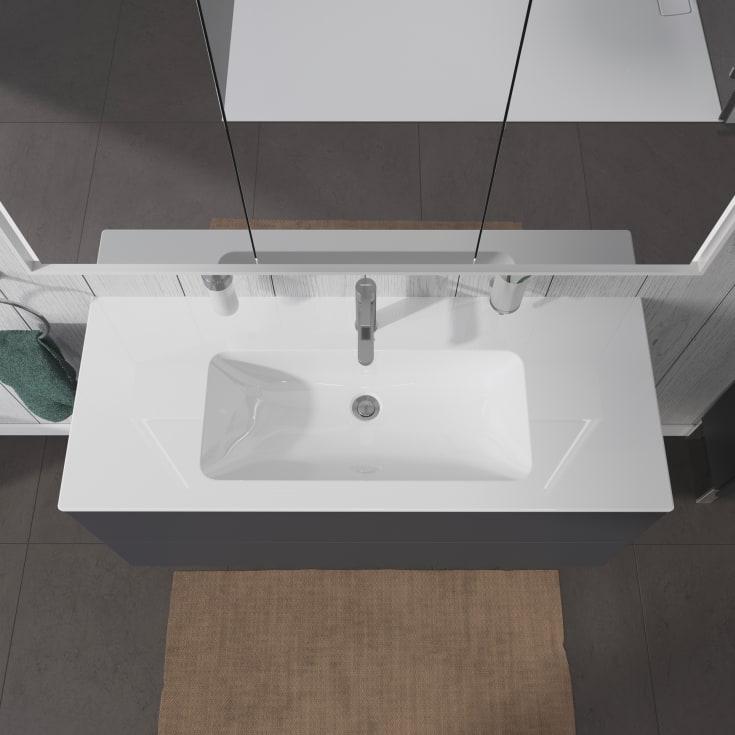 Duravit ME by Starck møbelservant, 123x49 cm, hvit