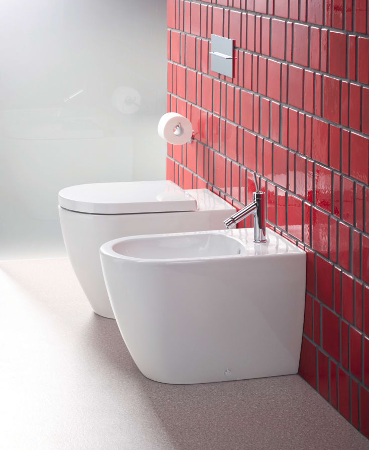 Duravit ME by Starck bidé, golvstående, vit
