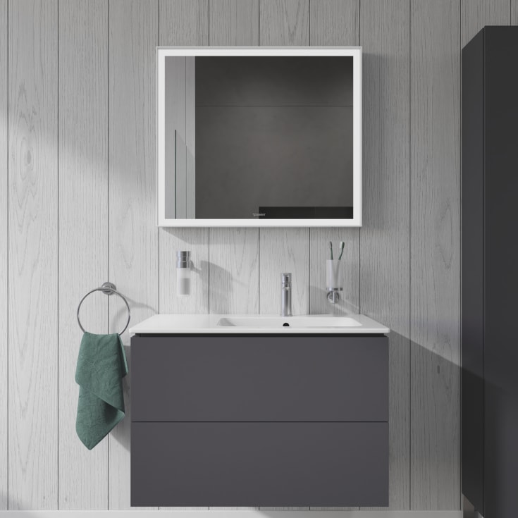 Duravit Me by Starck håndvask, 83x49 cm, mat hvid