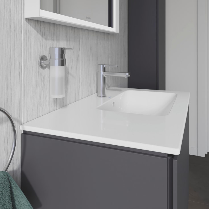 Duravit Me by Starck tvättställ, 83x49 cm, höger, matt vit