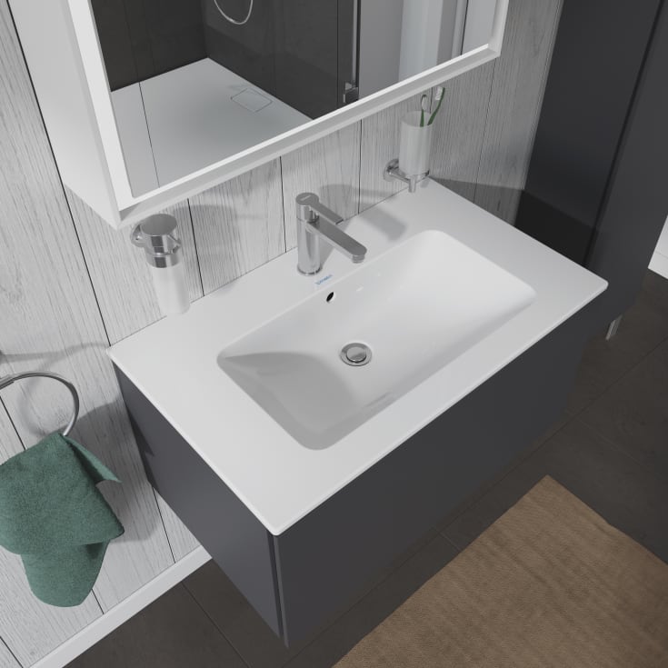 Duravit Me by Starck tvättställ, 83x49 cm, vit