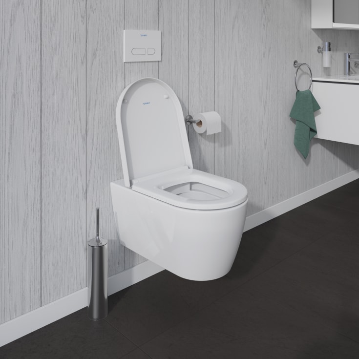 Duravit Me by Starck vägghängd toalett, utan spolkant, rengöringsvänlig, vit