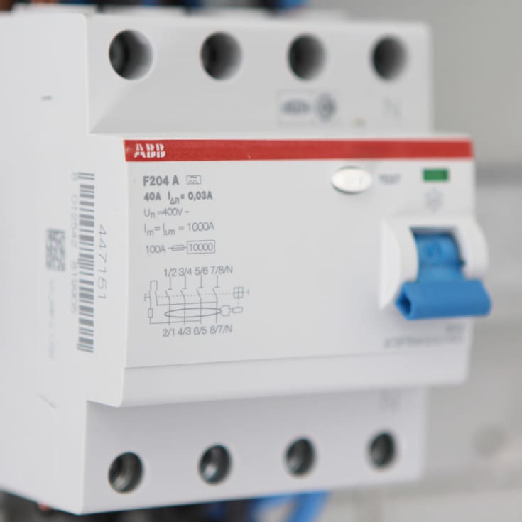 ABB F204 HPFI-relé A, 4P, 40A