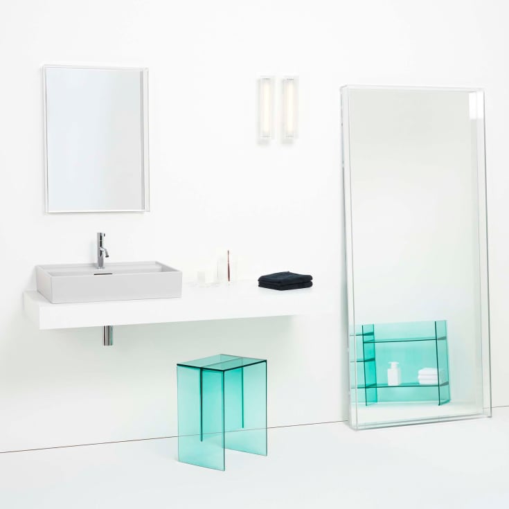 Kartell Laufen servant, 50x46 cm, matt grå