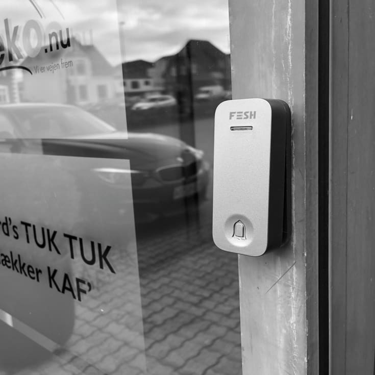 Foss Trend Bluu 1 tryckknapp, trådlös, grå