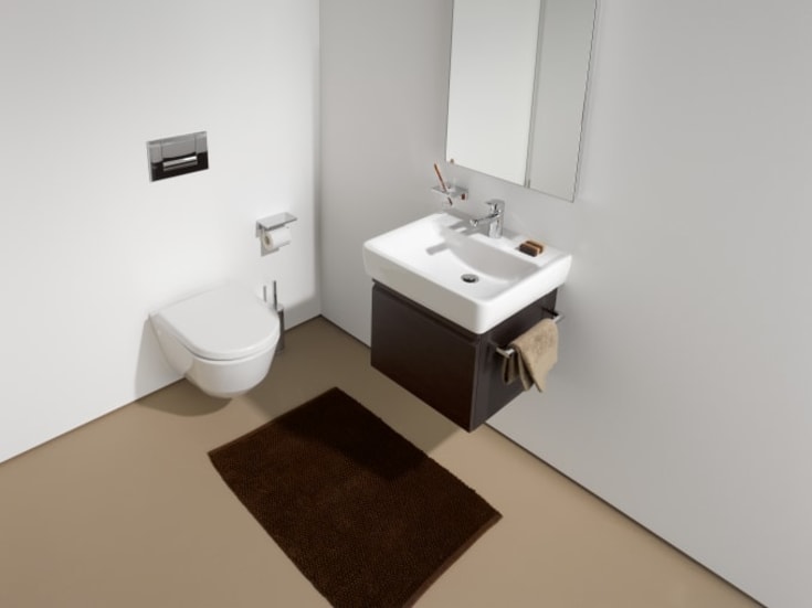 Laufen Pro kompakt væghængt toilet, uden skyllekant, hvid