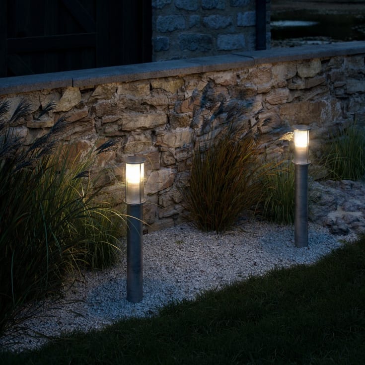 Nordlux Linton trädgårdslampa, galvaniserat stål