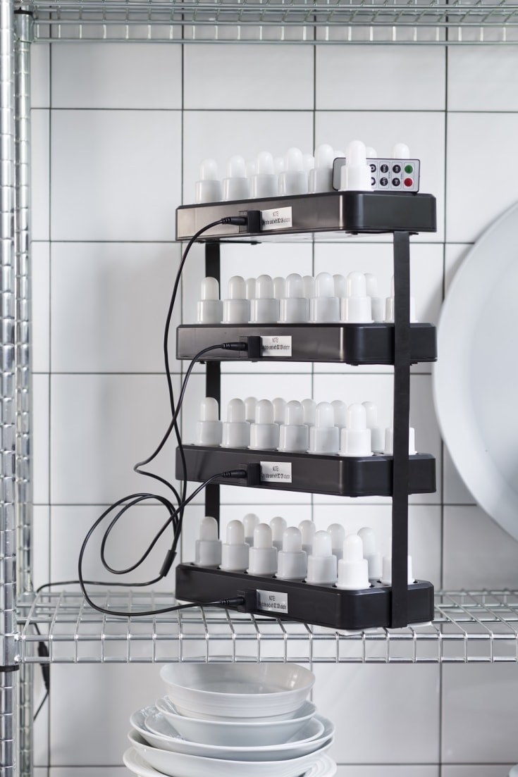 Duni-stativ med plass til 48 Duni LED lys