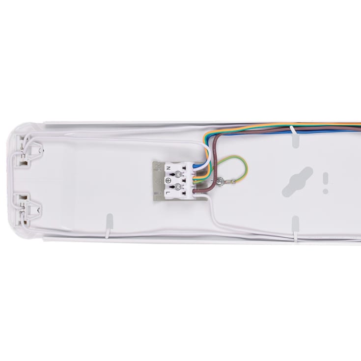 Green-ID IP65 gennemfortrådet armAtur 2x1500mm T8/G13 LED lysrør