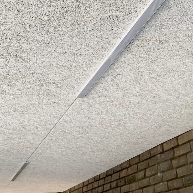 Green-ID LED Troldtekt CCT Ljusskena 120 cm, infälld med 10M kabel