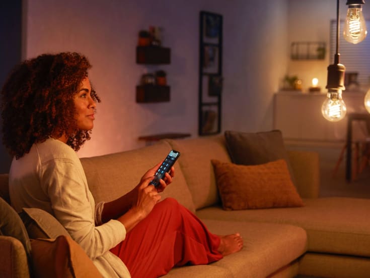 4 st Philips Hue White Ambiance E14 kronljuslampa