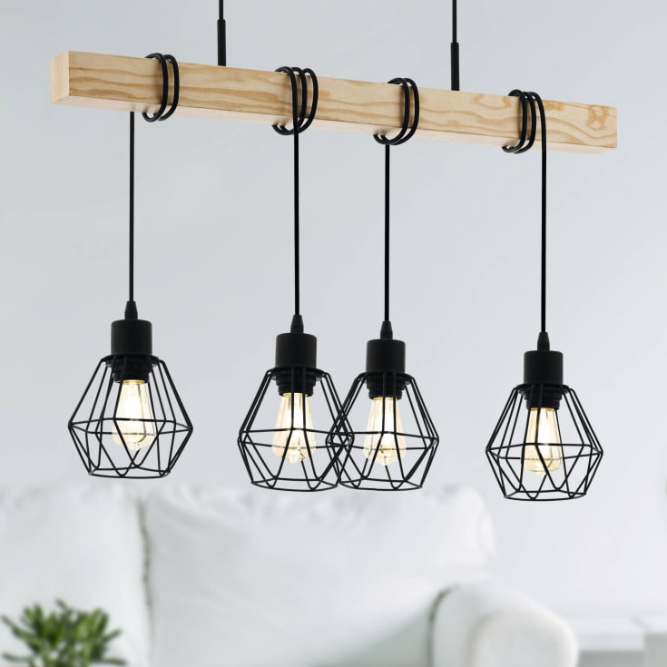 Eglo Townshend 5 pendellampa, 4 lampor