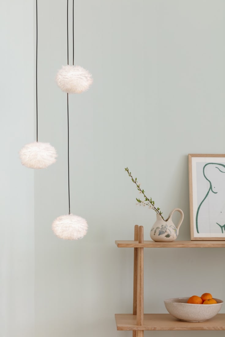 Umage Rosette Mini klyngependel, 3 lamper