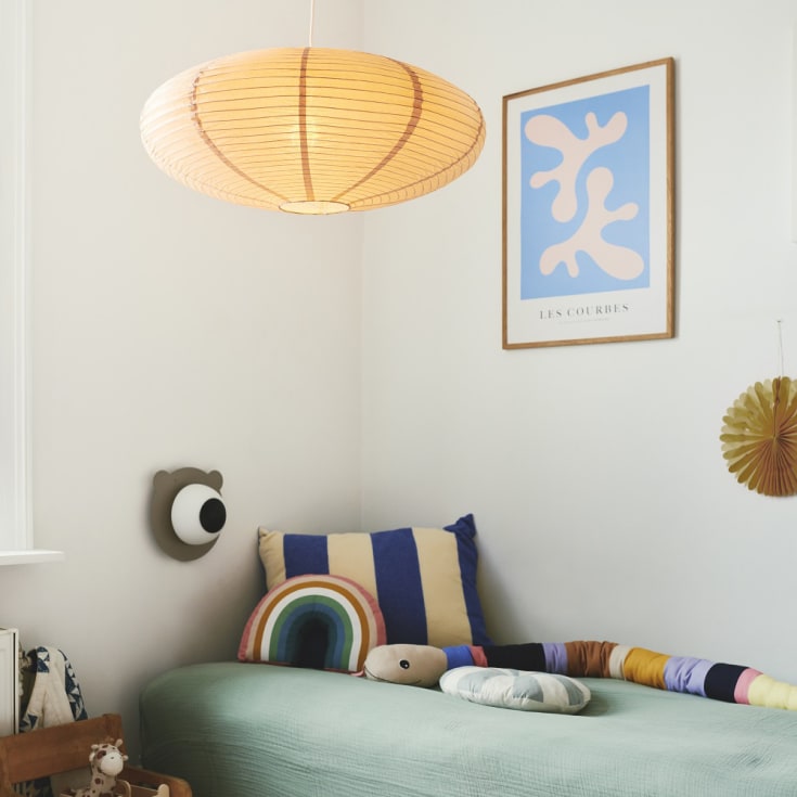 Nordlux Villo rispapirlampe, beige