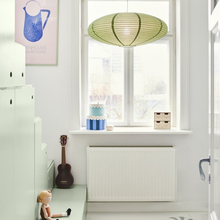 Nordlux Villo rispapperslampa, grön