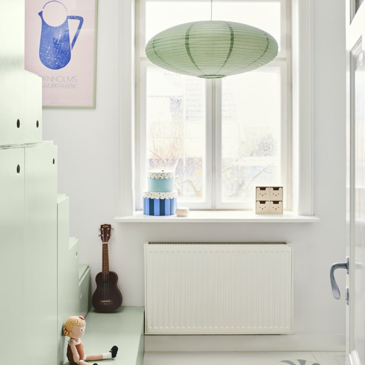 Nordlux Villo rispapperslampa, grön