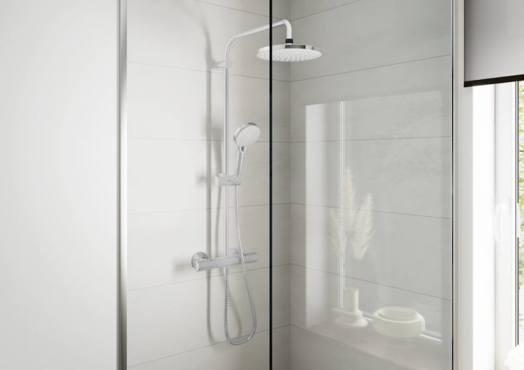 Hansgrohe Vernis Blend 200 brusesæt, krom