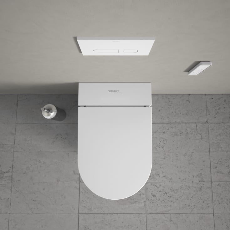 Duravit Sensowash Starck f Plus duschtoalett, utan spolkant, vit