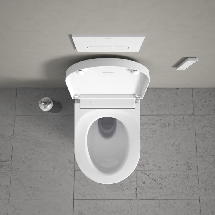 Duravit Sensowash Starck f Plus duschtoalett, utan spolkant, vit