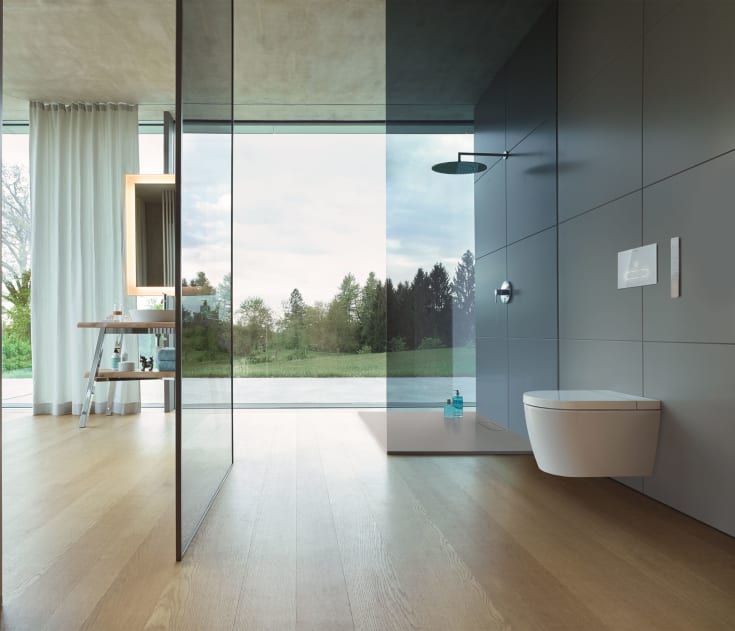 Duravit Sensowash Starck f Lite duschtoalett, utan spolkant, vit