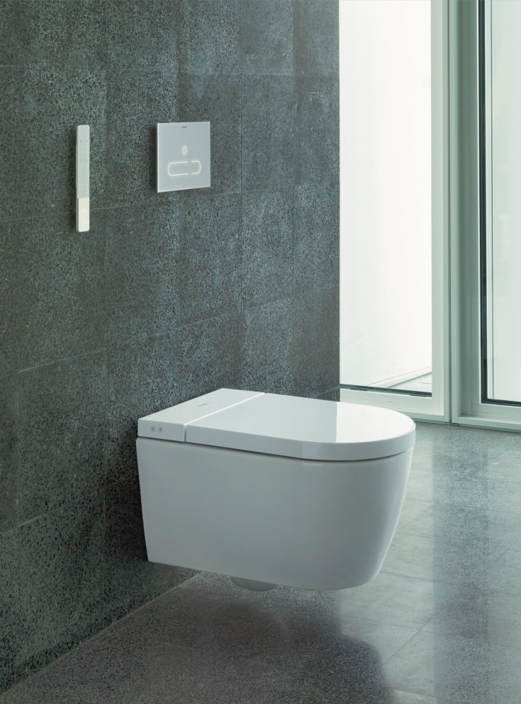 Duravit Sensowash Starck f Lite duschtoalett, utan spolkant, vit