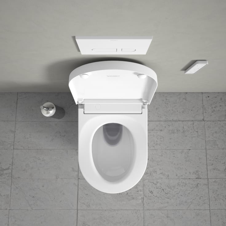 Duravit Sensowash Starck f Lite duschtoalett, utan spolkant, vit