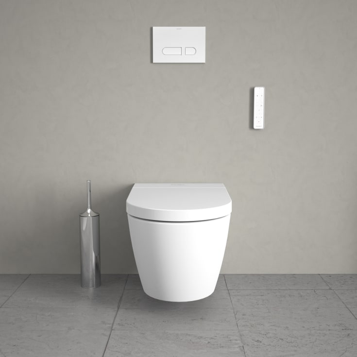 Duravit Sensowash Starck f Lite duschtoalett, utan spolkant, vit