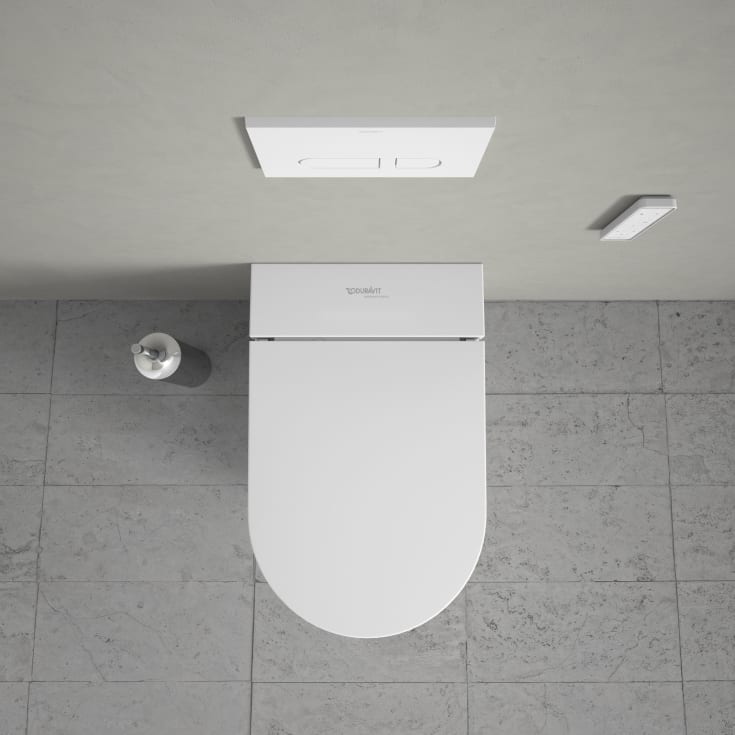 Duravit Sensowash Starck f Lite duschtoalett, utan spolkant, vit