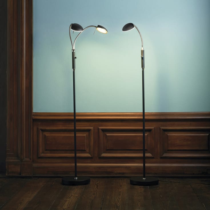 Halo Design Vegas Duo golvlampa, svart