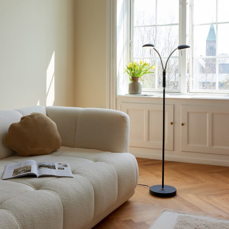 Halo Design Vegas Duo gulvlampe, sort