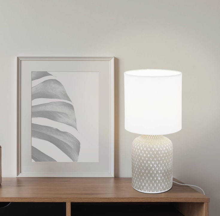 Eglo Bellariva bordlampe, grå
