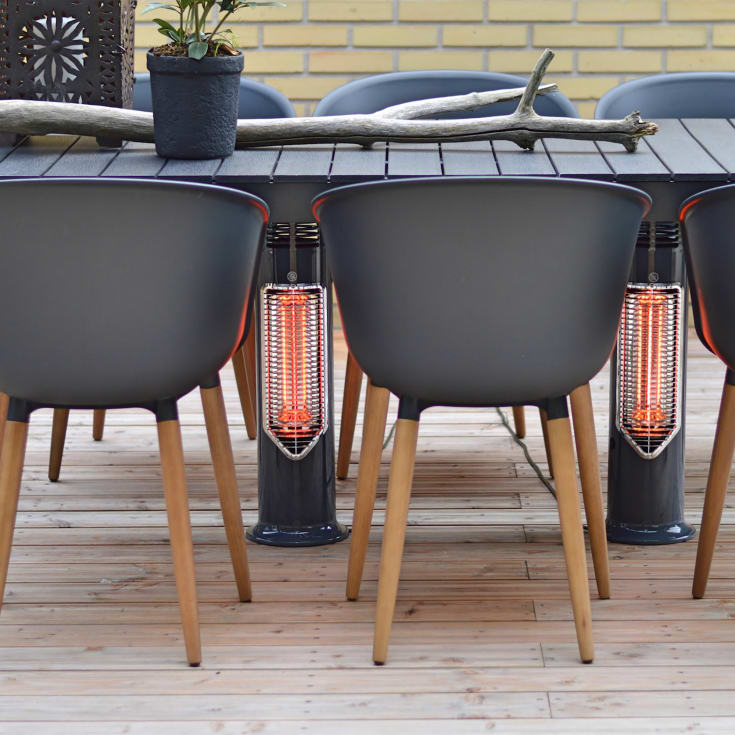 Mensa Imus terrassevarmer, 550W, grå
