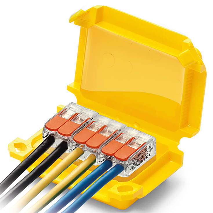 Raytech Happy koblingsboks med gel, 53x39 mm - 1 stk