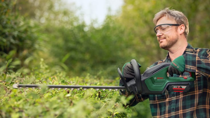Bosch Adv. häcksax 650mm med 1 x batteri - 36V/2.0Ah