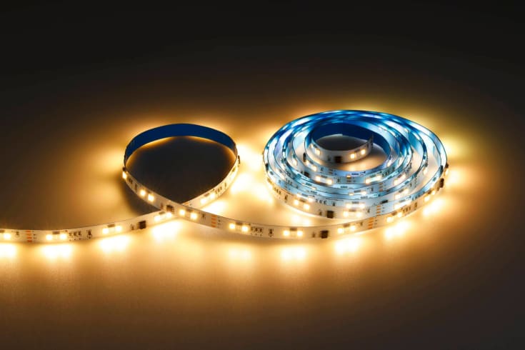 Eglo LED strip med farvet lys & mikrofon, 5 meter