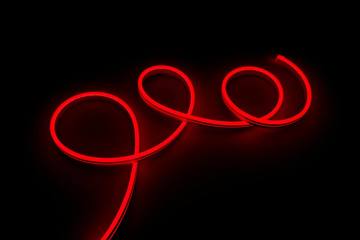 Eglo LED strip med farvet lys & mikrofon