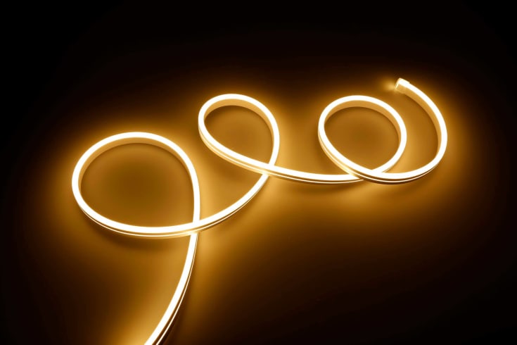 Eglo LED strip med farvet lys & mikrofon