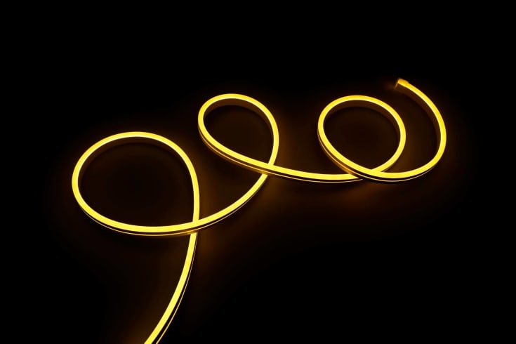 Eglo LED strip med farvet lys & mikrofon