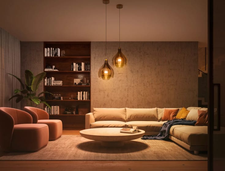 Philips Hue White Ambiance E27 standardpære, startsæt