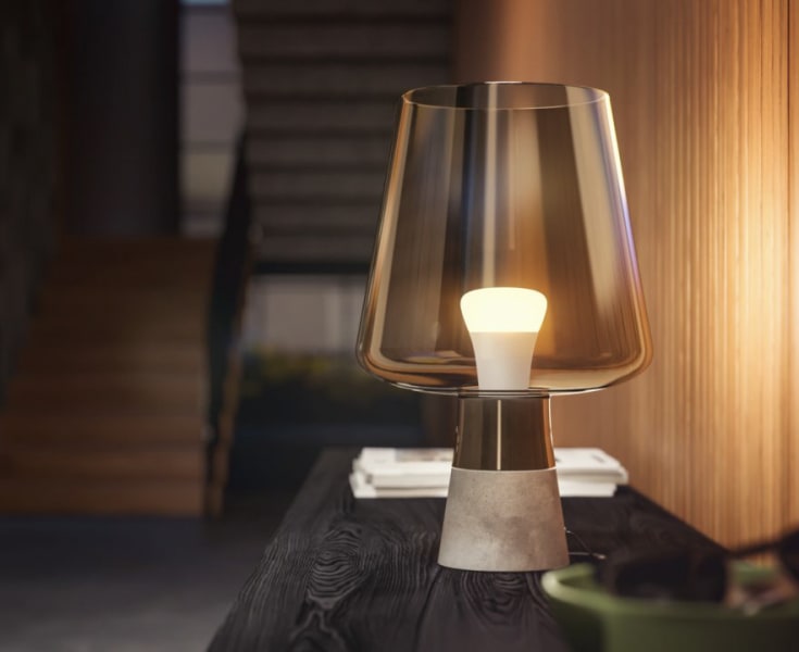 Philips Hue White E27 standardpære, 2700K, 9W, 4-pak