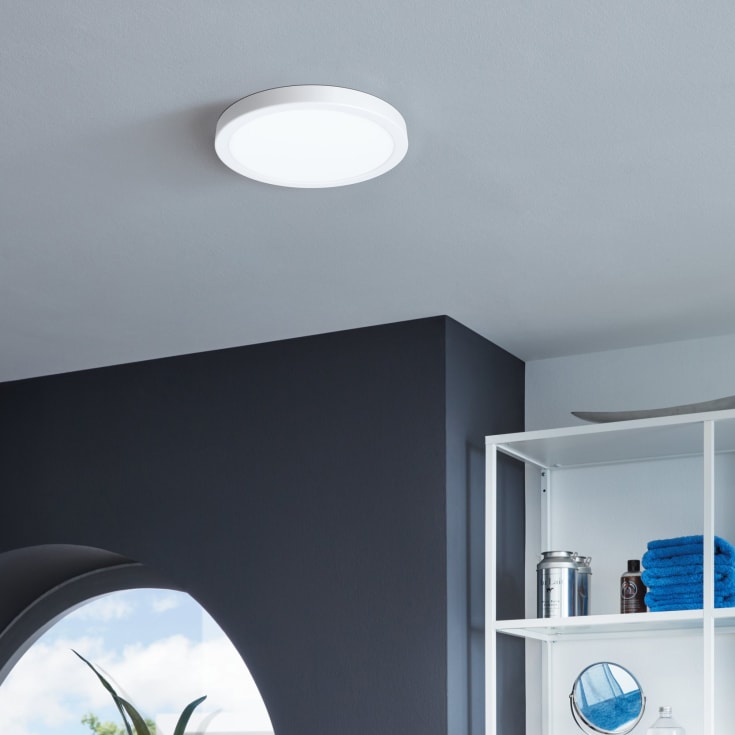 Eglo Fueva 5 plafond, vit, Ø21 cm