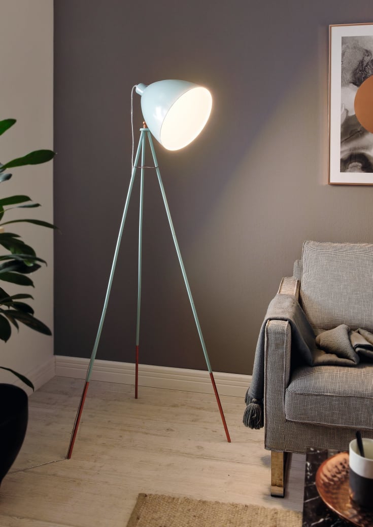 Eglo Chester golvlampa, turkis