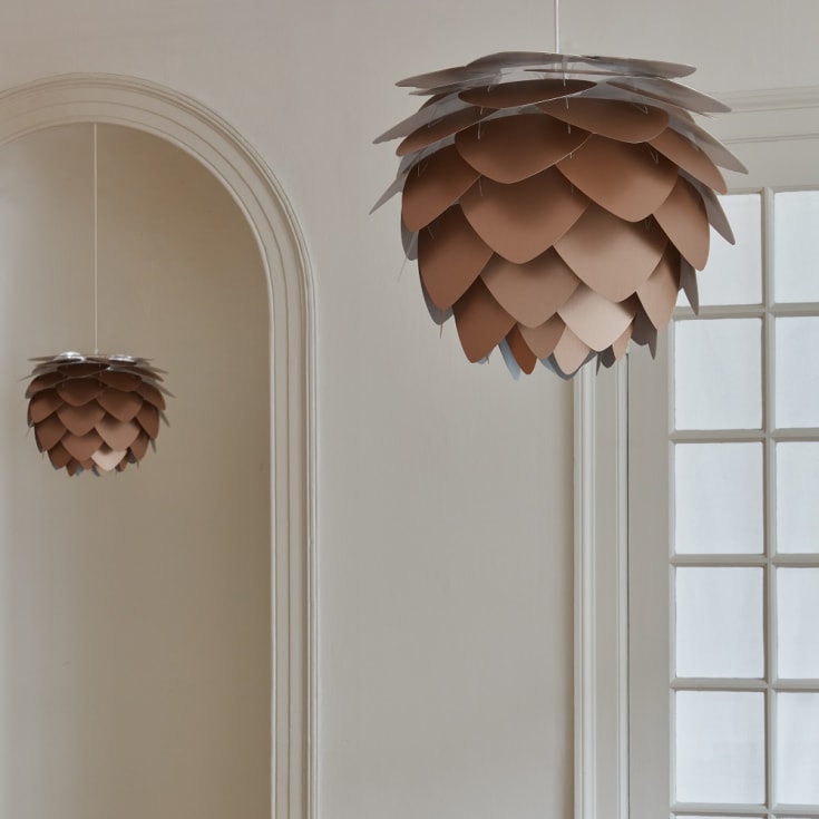 Umage Aluvia lampeskjerm, bronse, Ø59 cm