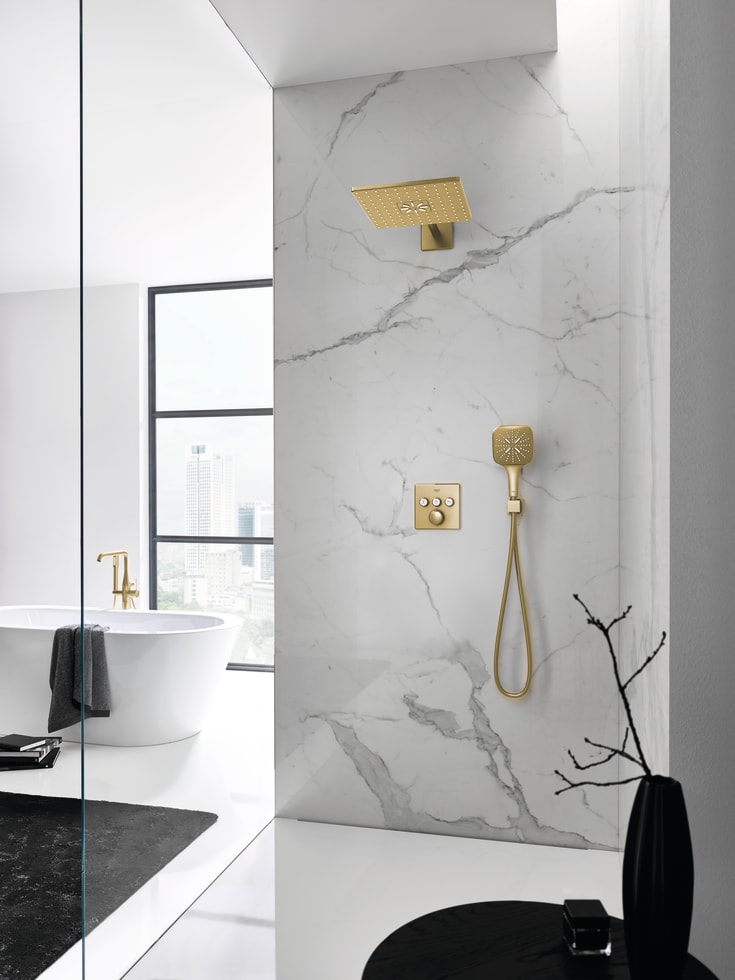 Grohe Grohtherm Smartcontrol duschset, borstad mässing