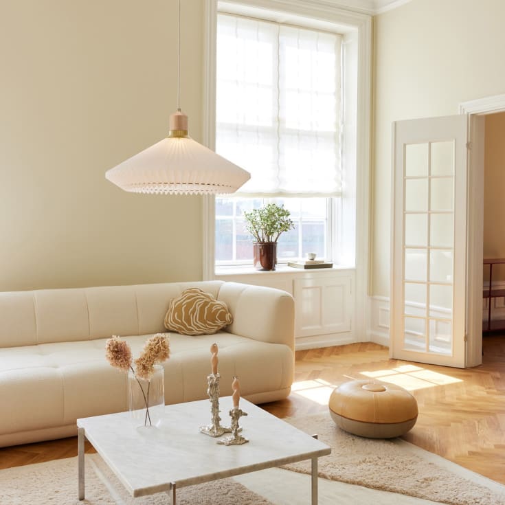 Halo Design Paris pendellampa, vit, Ø56 cm
