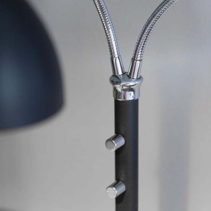 Halo Design Hudson golvlampa, 2-armad, svart