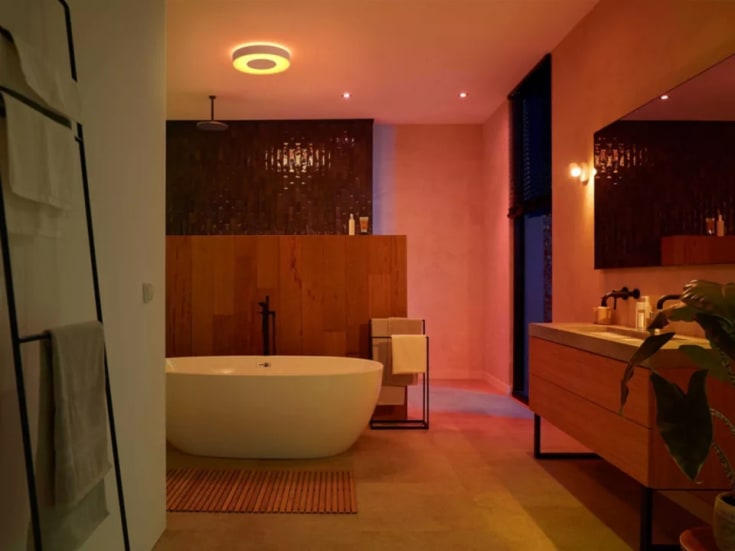 Philips Hue Xamento plafond, vit, Ø38 cm