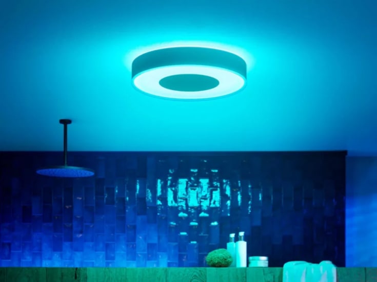Philips Hue Xamento plafond, vit, Ø38 cm