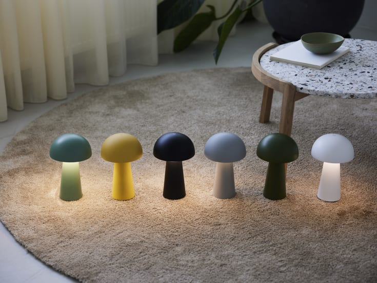 Nielsen Light Move Me oppladbar bordlampe, lysegrå